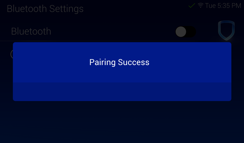 Bluetooth - Pairing Success Momentary 2 Second Popup.png